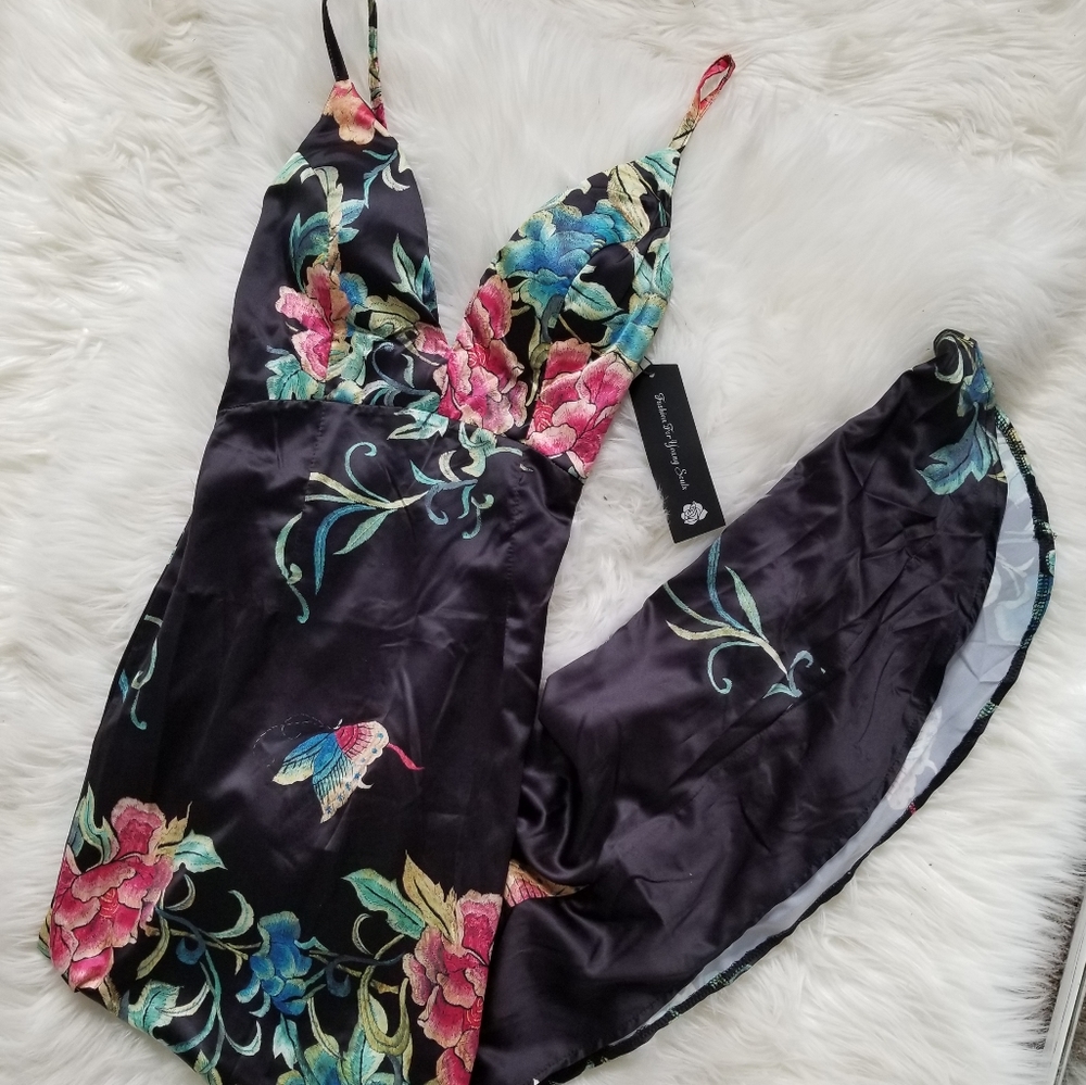 Floral maxi dress